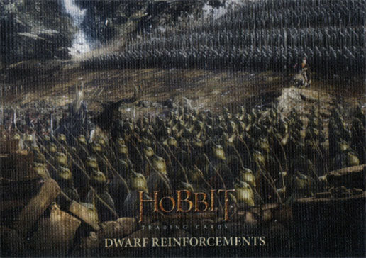 Hobbit Battle of the Five Armies Canvas Base 48 Parallel Chase Card 43/75