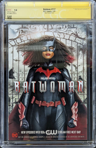 Batman #117 1:25 ROSE BESCH RETRO GAMER Signed Graded CGC 9.8