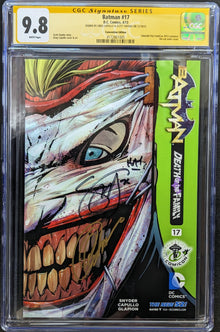 Batman #17 ECCC 2013 Variant Graded CGC 9.8 Signed by Greg Capullo & Scott Snyder