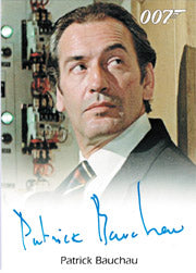 James Bond 50th Anniversary Series 1 Autograph Card by Patrick Bauchau