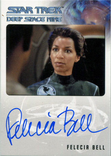 Star Trek DS9 Heroes & Villains Autograph Card Felecia Bell as Mirror Jenn Sisko