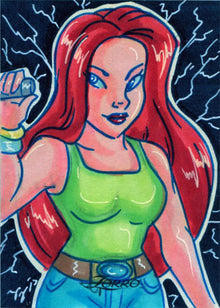 Women of Zorro 5finity 2013 Sketch Card by Mary Bellamy