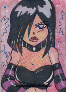 Hack/Slash Cute As Hell 5finity 2019 Sketch Card by Mary Bellamy V2