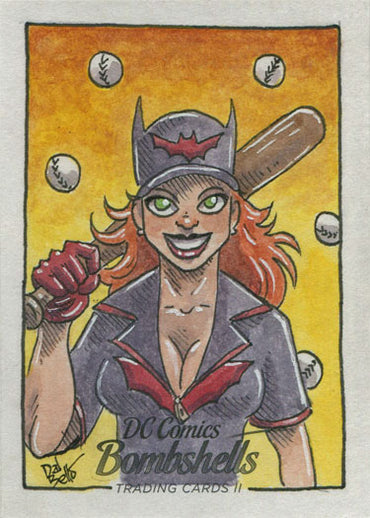 DC Bombshells 2 II Sketch Card by Dal Bello of Batwoman