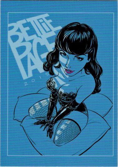 Bettie Page 5finity 2015 Justin Ridge Promo Card Limited of 110