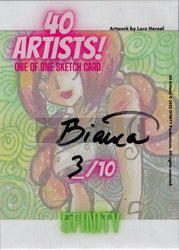 5finity 2022 40 Artists! Sketch Card Bianca Thompson