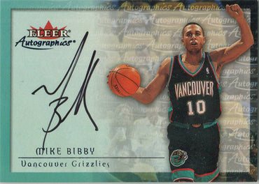 Fleer Tradition Basketball 2000-01 Autographics Card NNO Mike Bibby