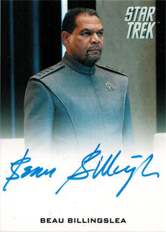Star Trek Movies 2014 Into Darkness Autograph Card Beau Billingslea as Abbott