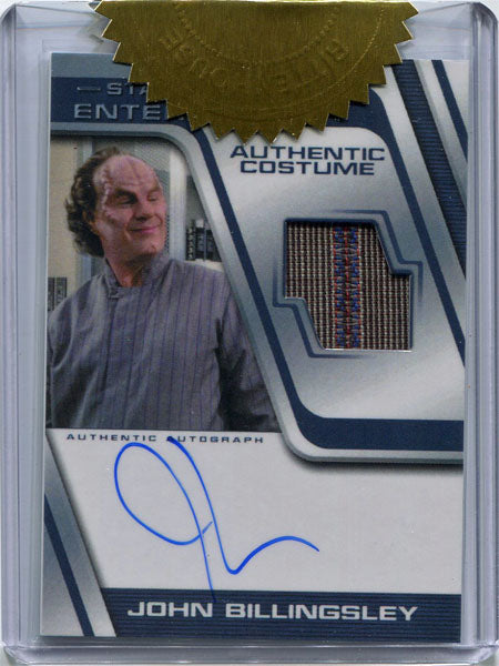 Star Trek Enterprise Archives S2 Auto Costume Card John Billingsley as Dr Phlox