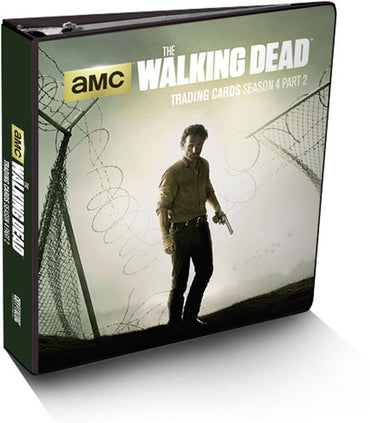 Walking Dead Season 4 Part 2 Trading Card Binder with Exclusive Metal Card