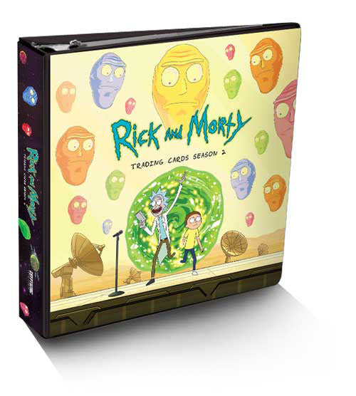 Rick and Morty Season 2 Factory Sealed Trading Card Binder with Exclusive Card