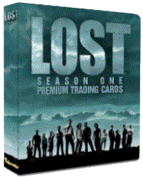 Lost TV Season 1 Trading Card Binder with Minor Damage