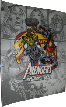 Avengers Kree-Skrull War Complete 253 Card Master Set with Binder