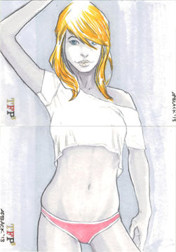 Female Persuasion 3 Sketch Card Puzzle by Andy Black