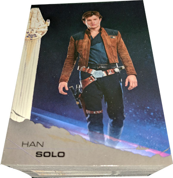 Solo Star Wars Story Black Parallel Complete 100 Card Base Chase Card