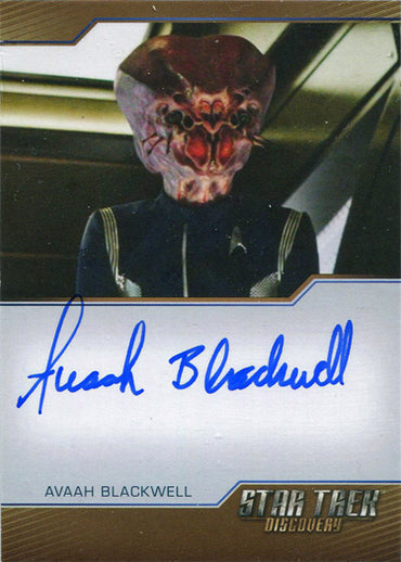 Star Trek Discovery Season 2 Autograph Card Avaah Blackwell as Osnullus Officer