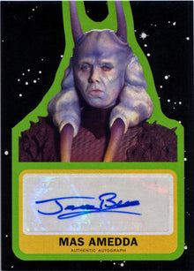 Star Wars Journey to Last Jedi Autograph Card A-JBL Green Jerome Blake Amedda