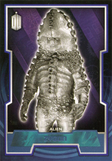 Doctor Who 2015 Blue Foil Base 116 Parallel Card #156 of 199
