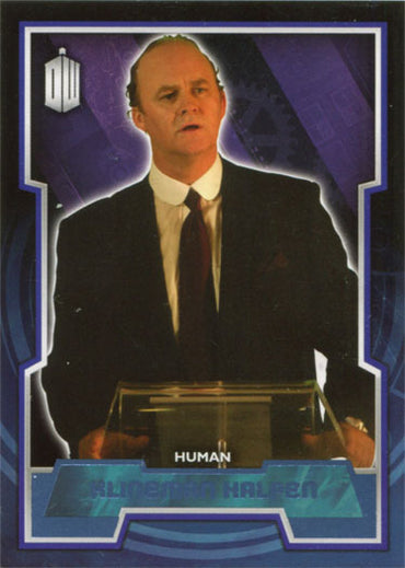 Doctor Who 2015 Blue Foil Base 135 Parallel Card #185 of 199