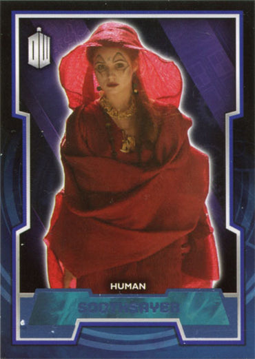 Doctor Who 2015 Blue Foil Base 153 Parallel Card #101 of 199