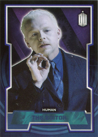 Doctor Who 2015 Blue Foil Base 155 Parallel Card #144 of 199