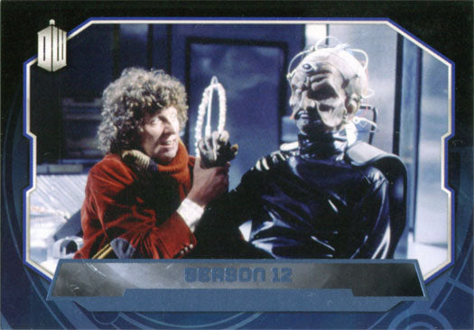 Doctor Who 2015 Blue Foil Base 177 Parallel Card #173 of 199