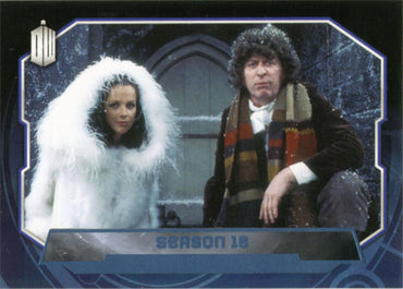 Doctor Who 2015 Blue Foil Base 181 Parallel Card #187 of 199