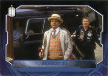 Doctor Who 2015 Blue Foil Base 190 Parallel Card #060 of 199