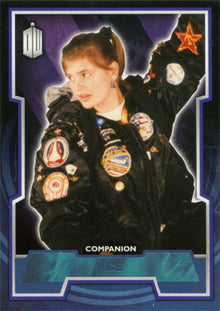 Doctor Who 2015 Blue Foil Base 23 Parallel Card #175 of 199