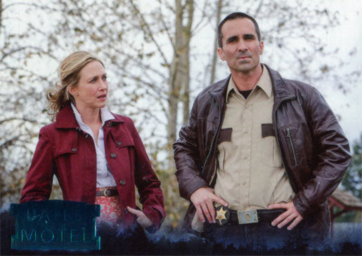 Bates Motel Blue Foil Base 5 Parallel Chase Card
