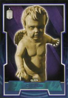 Doctor Who 2015 Blue Foil Base 58 Parallel Card #172 of 199