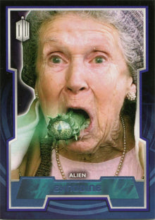 Doctor Who 2015 Blue Foil Base 63 Parallel Card #186 of 199