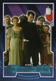 Doctor Who 2015 Blue Foil Base 66 Parallel Card #106 of 199