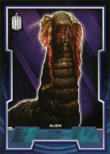 Doctor Who 2015 Blue Foil Base 67 Parallel Card #141 of 199