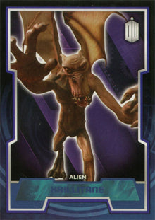 Doctor Who 2015 Blue Foil Base 79 Parallel Card #051 of 199