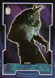 Doctor Who 2015 Blue Foil Base 83 Parallel Card #121 of 199
