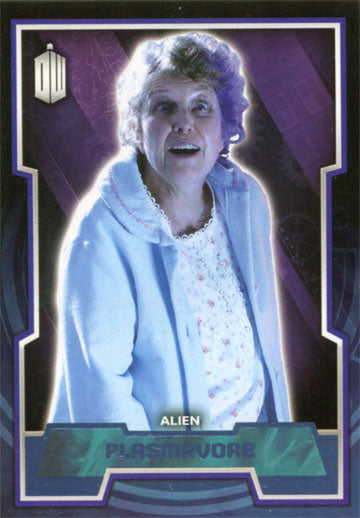 Doctor Who 2015 Blue Foil Base 90 Parallel Card #042 of 199