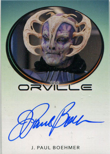 Orville Season 1 Autograph Card J. Paul Boehmer as Navarian Ambassador