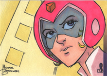 The Female Persuasion Sketch Card by Michael Borkowski of Voltron