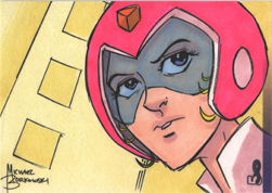 The Female Persuasion Sketch Card by Michael Borkowski of Voltron