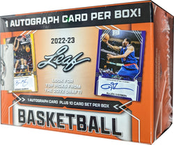 2022-23 Leaf Basketball Blaster Hobby Box