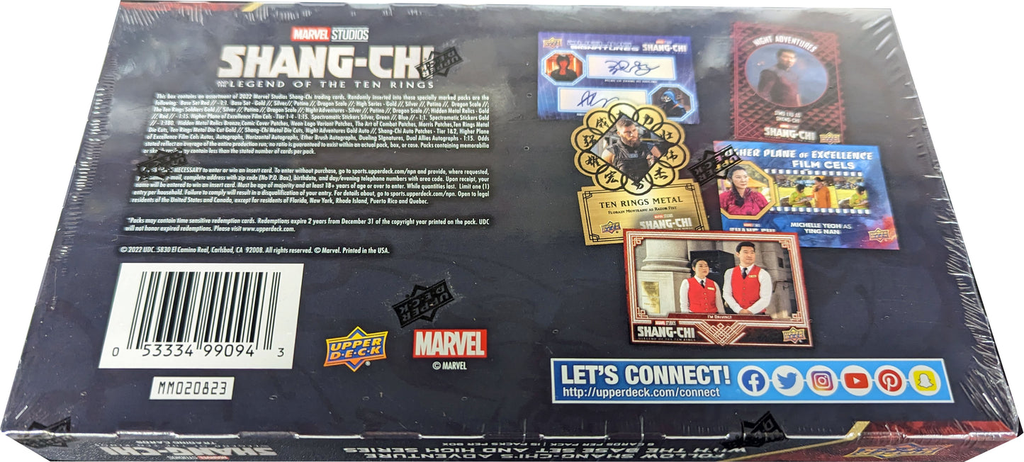Shang-Chi And The Legend Of The Ten Rings Factory Sealed Hobby Box
