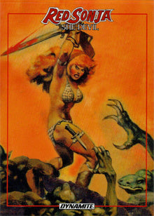 Dynamite 2021 Red Sonja She-Devil Factory Sealed Two Card Box Topper Set