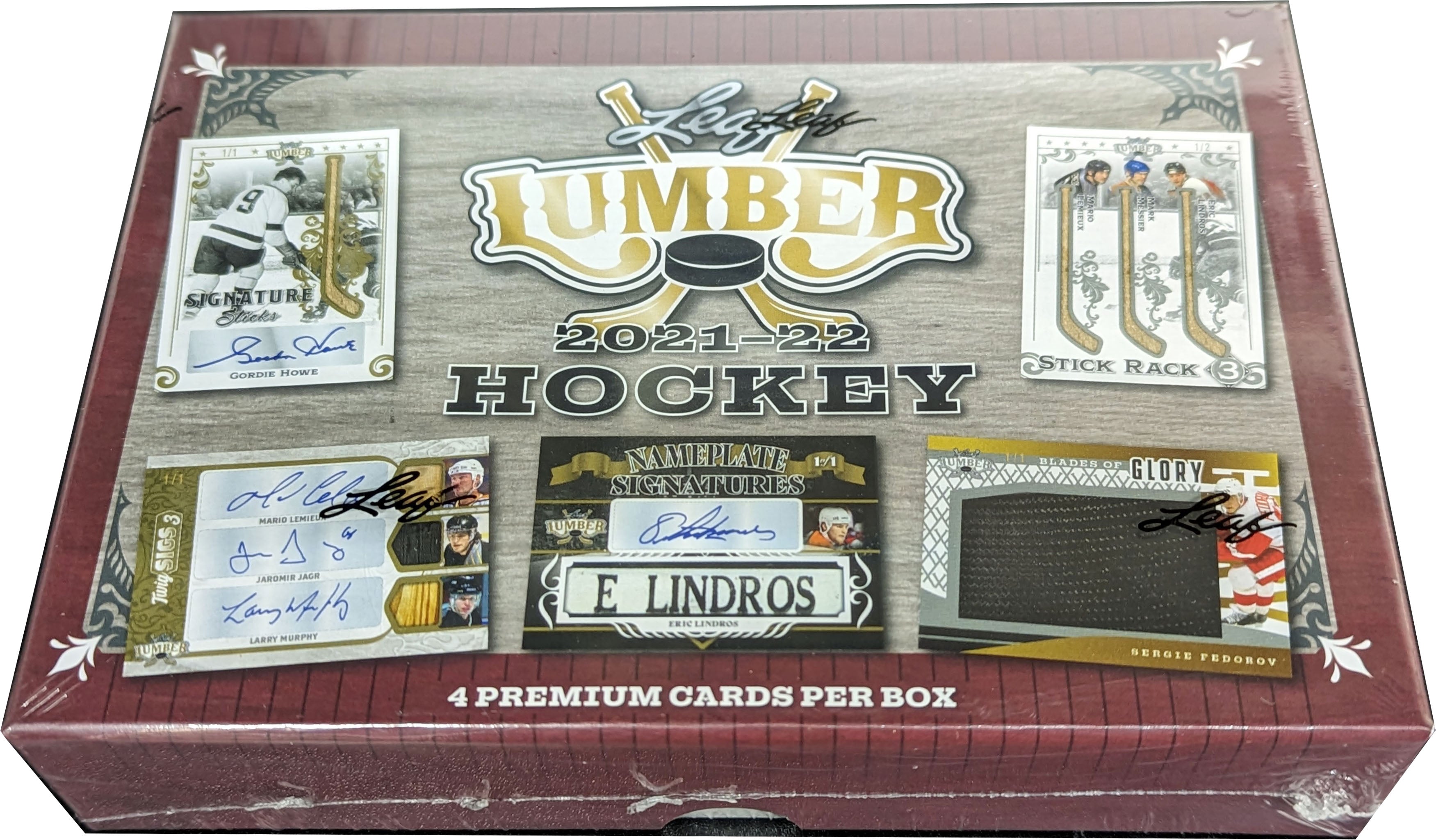 2019-20 Leaf Lumber Kings Hockey Hobby 10-Box Case
