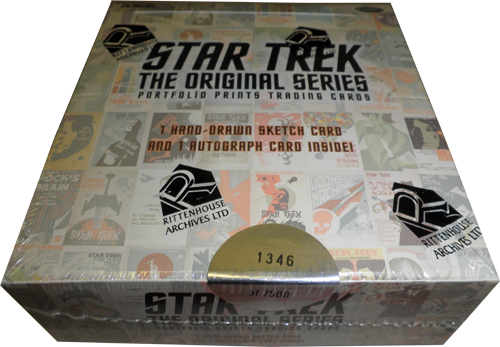 Star Trek TOS Portfolio Prints Factory Sealed Trading Card Box