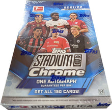 Topps 2022 Stadium Club Chrome Bundesliga Soccer Hobby Box
