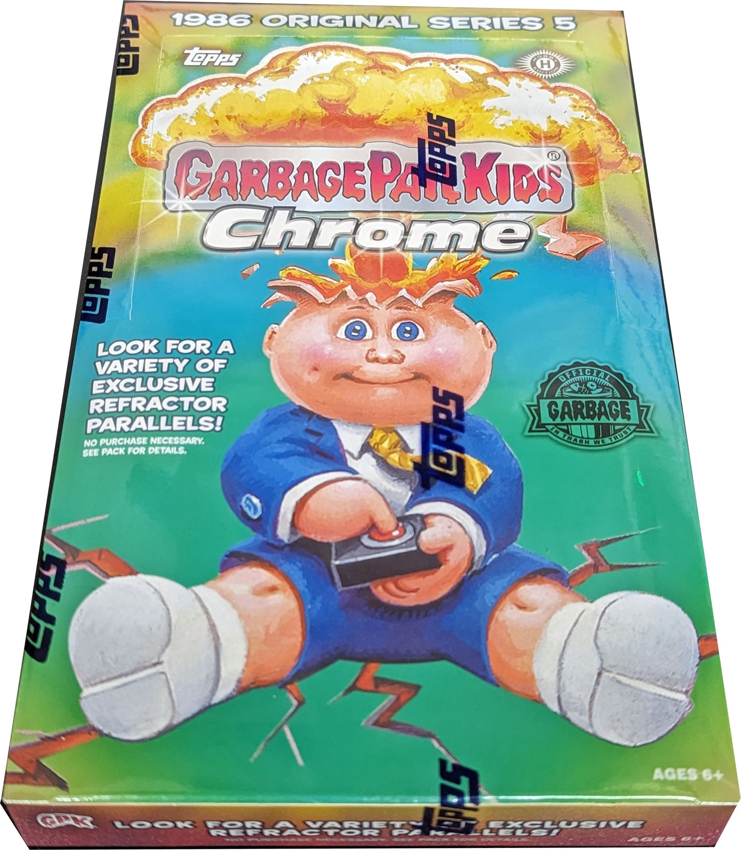 2022 Topps Garbage Pail Kids Chrome Hobby Box GPK Original Series 5