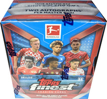2021-22 Topps Finest Bundesliga Soccer Case of 8 Hobby Master Box