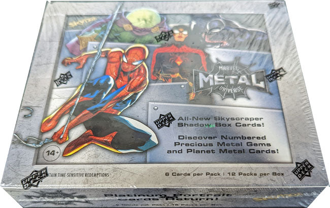 Marvel Spider-Man Metal Universe Trading Cards Box (Upper Deck 2021)