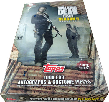 Walking Dead Season 5 Factory Sealed Trading Card Hobby Box